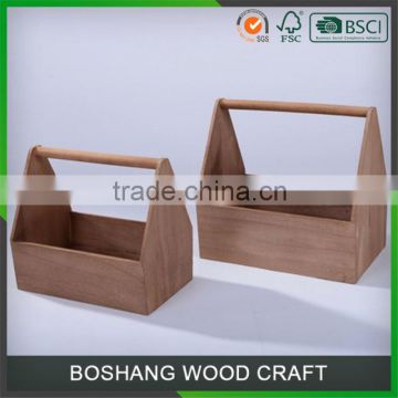 Customized Wooden Wine Box 6 Bottles