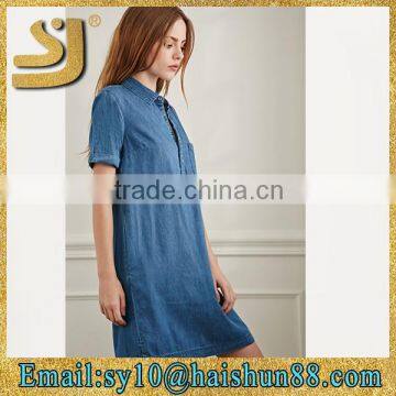 Blank Denim Tshirt Dress Design photo-4