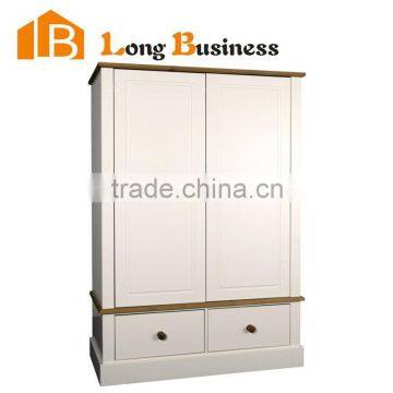 LB-DD3056 Special and popular in Australia white lacquer doors wardrobe