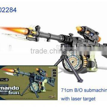 Very cool army toy for boys 71cm B/O gun big plastic laser toy gun