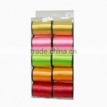 HOT SALE! 10 Rolls Solid Plain Poly Curl Swirl Ribbon Spool