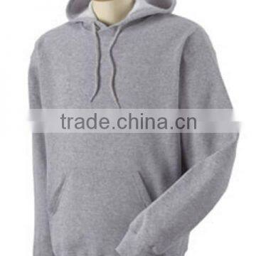 grey cotton fleece man hoody