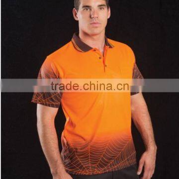 china made breathable polyester Hi-Vis Polo Shirts