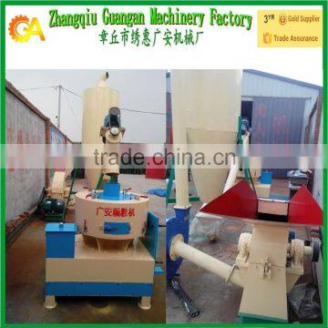 Wide application wood feed pellet mill line