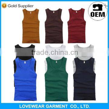 Professional factory cheap price high quality customized OEM service export cotton tank top