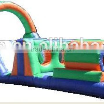 2014 Top selling kids playground inflatable obstacle course games for sale