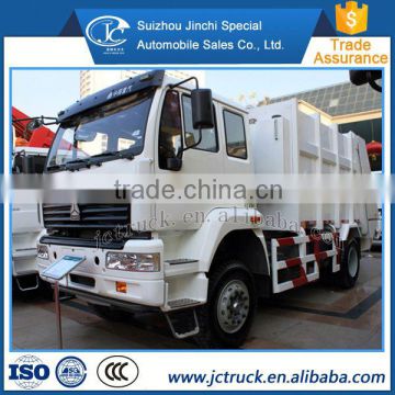 Euro 3 Euro 4 Emission Standard 8000KG Hanging barrels of compressed garbage truck for factort lowest price