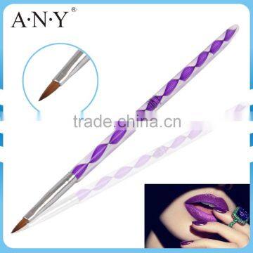 ANY Cheap Acrylic Handle Pure Kolinsky Acryl Nail Art Brush