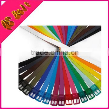 Candy Colors Wholesale Korean Decorative Wild Women Wear Thin Plastic Belt