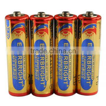 2 years life no rechargeable 1.5v aaa size carbon dry battery r03(r03p)