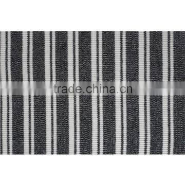 Stripe Design Polyester Rayon Spandex Yarn Dyed 2x2 Rib Knit Fabric photo-2
