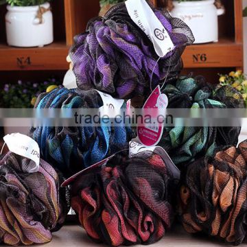 Women's floral body loofah loofa loufa sponge factory