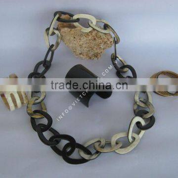 Buffalo horn necklace