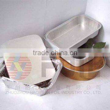 meal tray container aluminium foil for food packing