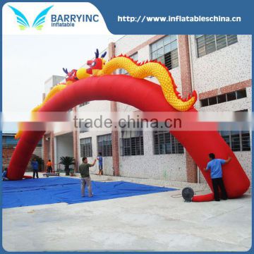 2016 hot sale red drangon inflatable arch for event