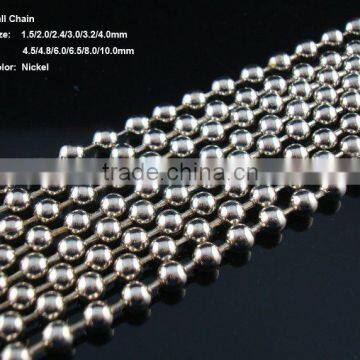 Nickel Plated Ball Chain