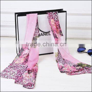 YiWu Factory Multicolored scarf hangzhou silk 100% Silk scarf and shawl