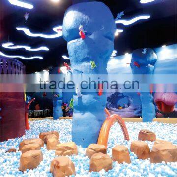 Kaiqi Updated PVC Indoor Playground Equipment Ocean Theme With Tangram DIY KQ60269A photo-3