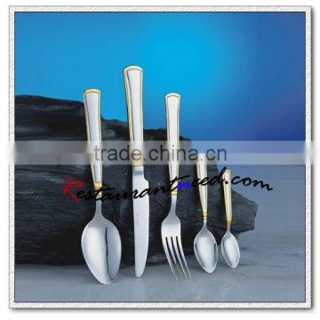 T270 High Quality Hotel Gold Plated Royal Flatware And Cutlery