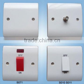 Satellite Socket and Switch Plate