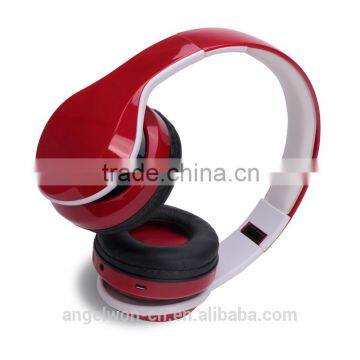 1 for 2 Bluetooth 4.0 wireless sports headphone foldable headset with MIC support TF card USB