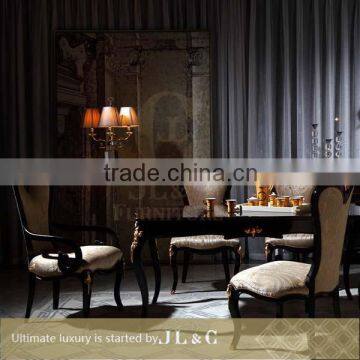 Luxury Dinning Room New Wooden Arm Dining Chair With JC26-02 From China Supplier-JL&C Luxury Home Furniture photo-3