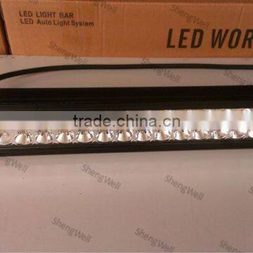 120W 9--32v DC 21.5inch Epistar Flood/Spot/Combo Dual Row led light bar 120w