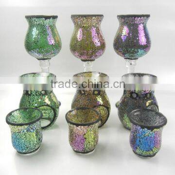 Glass mosaic oil burner