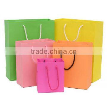 Pure Candy Colors Paper Shopping Bag