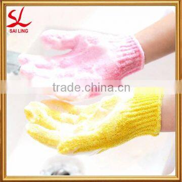 Colorful Knitted Bath Gloves Shower Gloves