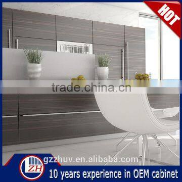 High Gloss uv /acrylic /lacquer Kitchen Cabinet Door Glass Kitchen Door Modern Design Curved Kitchen Cabinet Doors