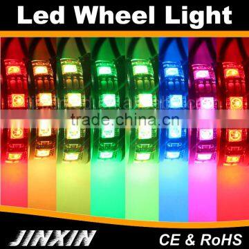 (4) RGB LED Motorcycle Wheel Pod Light Custom Glow Accent Stunt Bike Sport