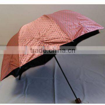 Fashion lady umbrella with plated