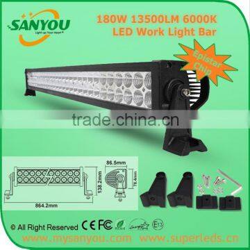 Sanyou 180w 13500lm 3000k/ 6000k Led Car Light bar