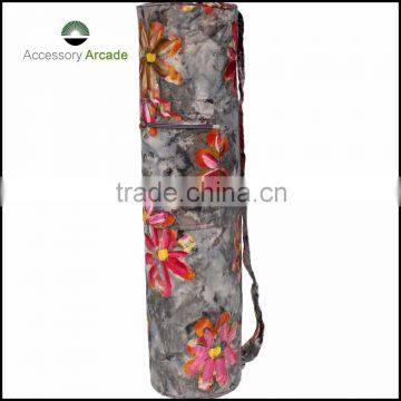 beautiful batik prints in Cotton sheeting - yoga mat bag