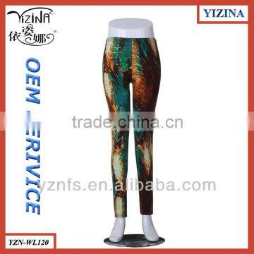 China manufacturer galaxy custom printed leggings for women