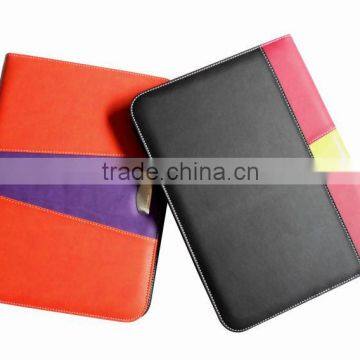 2014 A4 A5 Plastic Leather Folder Portfolio With Zipper Closure photo-2