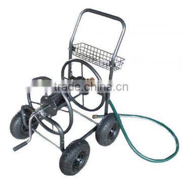 four wheels heavy duty hose reel garden cart
