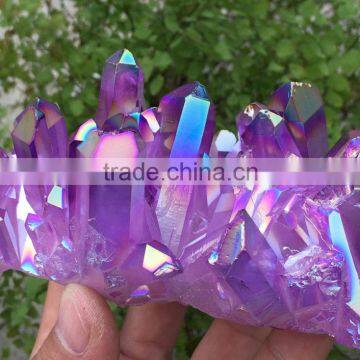 Beautiful Purple Prism With Pyramid End Crystal Cluster photo-4
