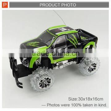 Amazing 1 /12 Scale 4channels rc Big Wheel Truck With Light Wheel photo-5