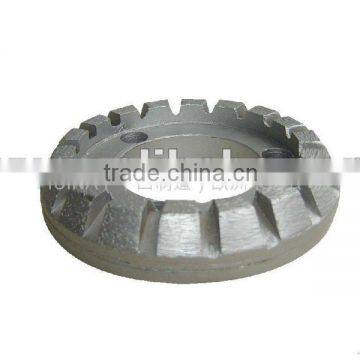 Drain board wheels with 45 degree angle