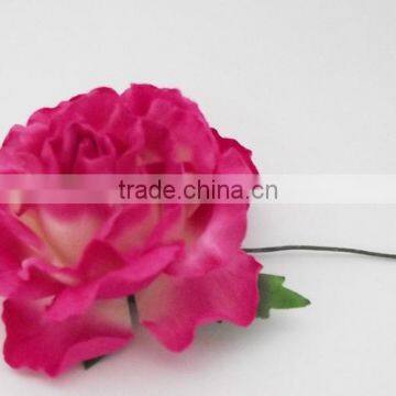 Bulk pack 50 pcs -1000 pcs handmade Pink Wild Rose paper flower size 2.5"