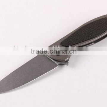 OEM carbon handle folding knife with D2 blades