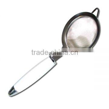 Stainless Steel Oil Mesh Strainer Frying Oil Sieve With Abs Handle Of Kitchen Strainer