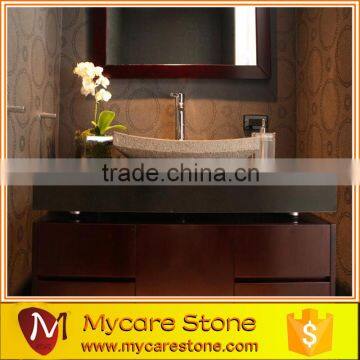 Natural marble travertine stone oval sink