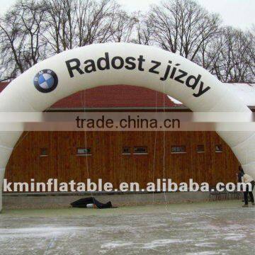 white BMW inflatable advertising entrance arch