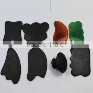 hot selling guasha massage stones set for promotion