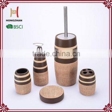 hot sale made in China bathroom accessories set 5pcs