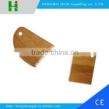 HCD Eco Bamboo Surf Wax Comb with free logo