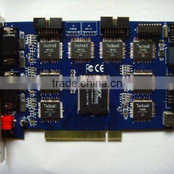 HX-6808A 32 channel DVR card 32ch video input,8ch audio input,TV-out